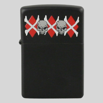 Zippo schwarz color Skull&Bones 1290142 - 1