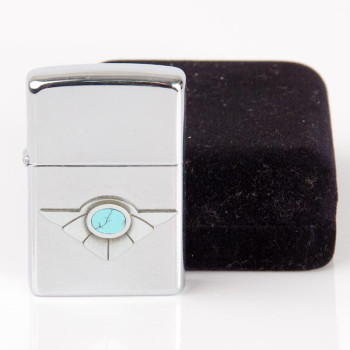 Zippo chro Emblem Winged Turquise1310059 - 1