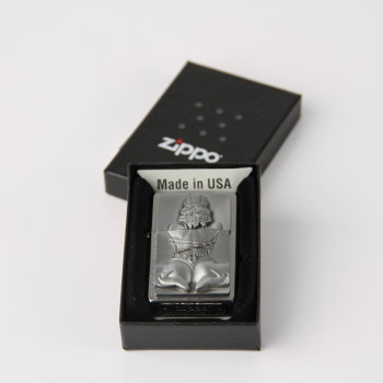 ZIPPO cr. geb.  Plakette Bondage Girl 2002549 - 1