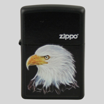 Zippo schwarz color Fractal Eagle 2002773 - 1