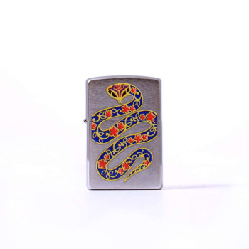 Zippo chrom gebürstet color Year of the snake 2003457 - 1