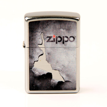 ZIPPO Linen Weave color "Peeled Metal" 60004576 - 1