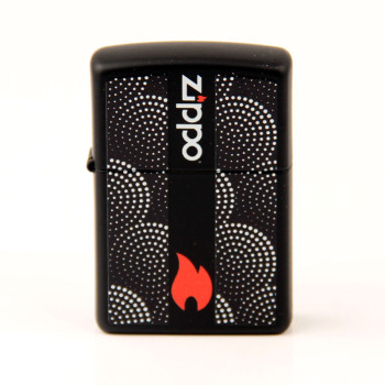 ZIPPO schwarz color "Dot Pattern" 60004369 - 1