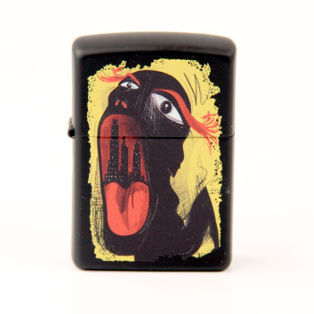 ZIPPO schwarz color "Abstract Mouth" 60004398 - 1