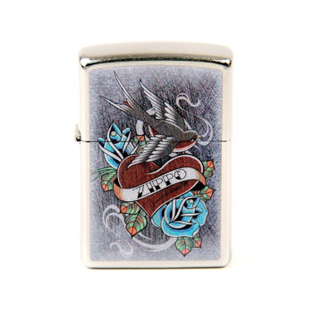 ZIPPO street chrom color "Zippo Tattoo" 60004587 - 1