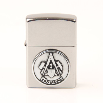 ZIPPO street chrom Emblem "Maurer" 2006322 - 1