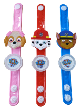 PAW PATROL BRACELET svítící náramek s cukrovinkou 10g - 1