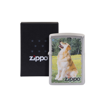 ZIPPO chrom geb."Golden Retriever Zippo" 60005710 - 1