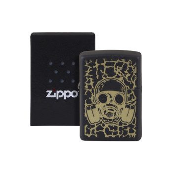 ZIPPO Black Matte "Skull Gas" 60005844 - 1