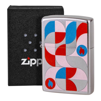 ZIPPO 205 geometric Design - 1
