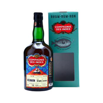 Compagnie des Indes Réunion S.C. Rum 12Y Cask Strength 0,7 l 61,6% - 1
