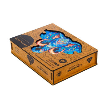 Unidragon Eternal Elephant M dřevěné puzzle - 9