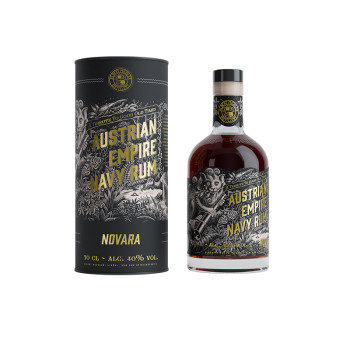 Austrian Empire Navy Rum Novara 0,7 l 40% dárkový box - 2