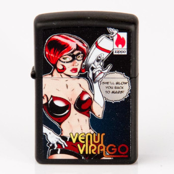 ZIPPO schwarz color "Venus Virago" - 1
